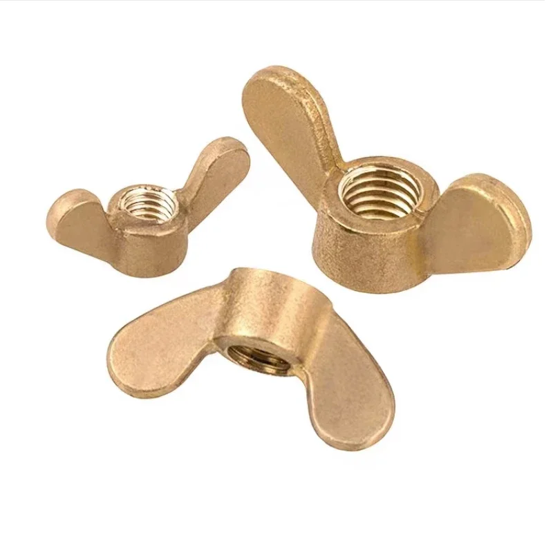 Brass Butterfly Nut Copper butterfly Nut Bolt M3 M4 M5 M6 M10 M12 M14 M16 Hand Tighten Nut