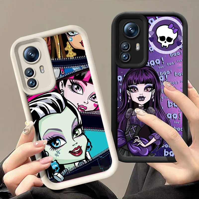 Anime M-Monsters-H-High Phone Case For Xiaomi POCO X3 X4 NFC F3 GT M3 M4 M6 X5 Pro X6 5G C31 C65 F4 F5