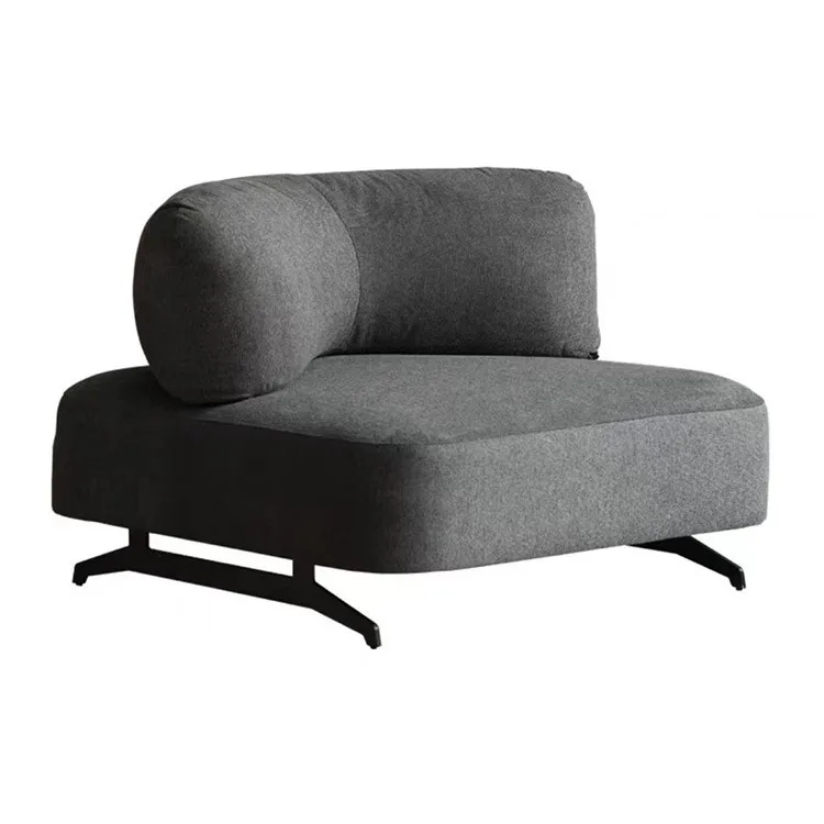 

Italian minimalist fabric sofa, light luxury and modern, creative backrest combination sofa