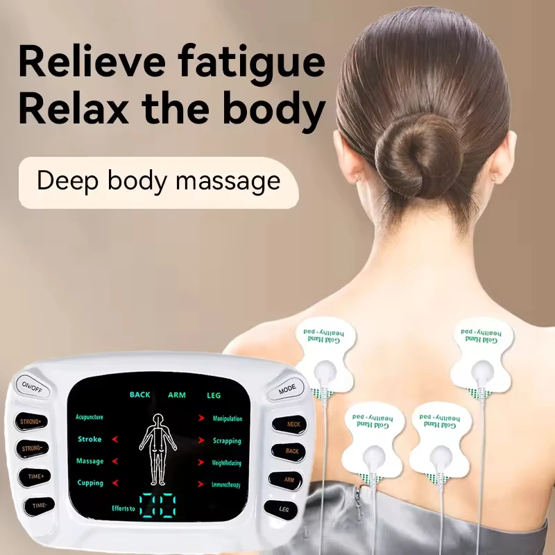 

Electrostimulator Pulse Meridian Muscle Stimulator Digital Therapy Tens Acupuncture Full Body Massager