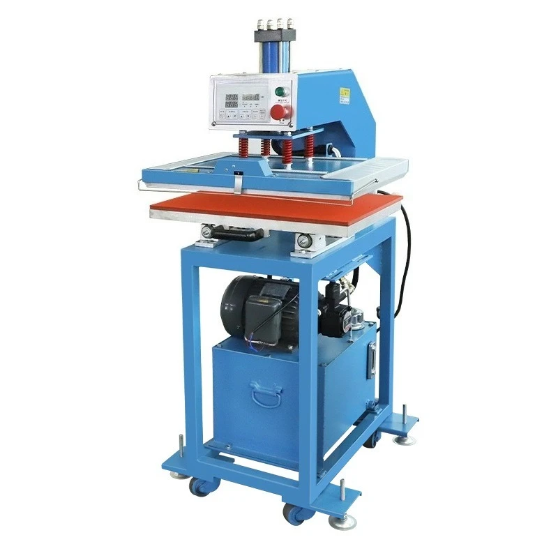 JC-7E hydraulic single station heat transfer printing machine 40 * 60 pull-out hot stamping machine