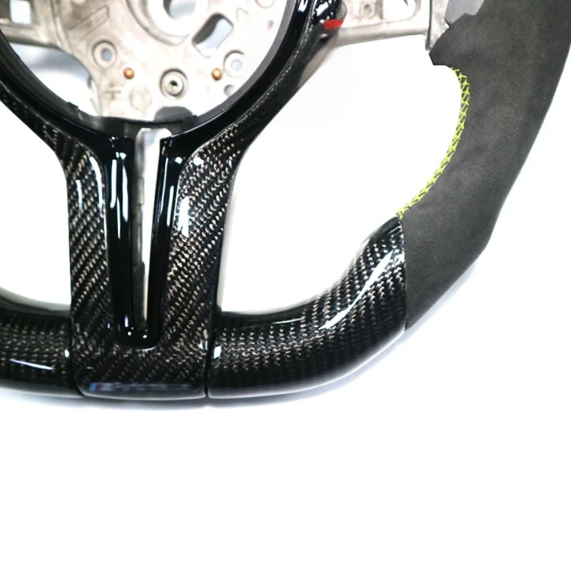 High Performance Carbon Fiber Steering Wheel for F Chassis Sport Sedans Custom Texture Anti Slip Grip Racing Design Durable