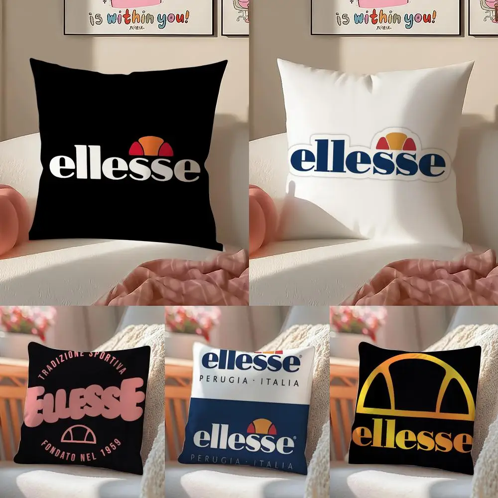 

Luxury Brand E-EllesseS Cushion Cover Pillowcase Short Plush Invisible zipper Room Sofa Cushion Cover