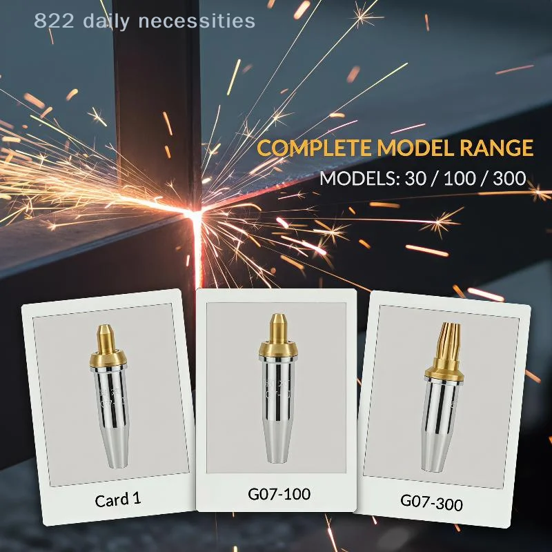 Split Design G07 Propane LPG Cutting Nozzle Tips 30/100/300 Sizes 1-4# for Outdoor Metal Construction Cutting Operations