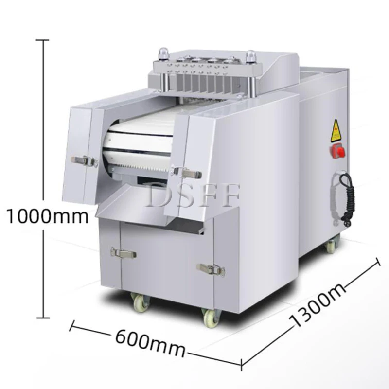 Fully Automatic Commercial Desktop Bone Sawing Machine, Electric Frozen Fish Rib Cutting Machine, High-Power