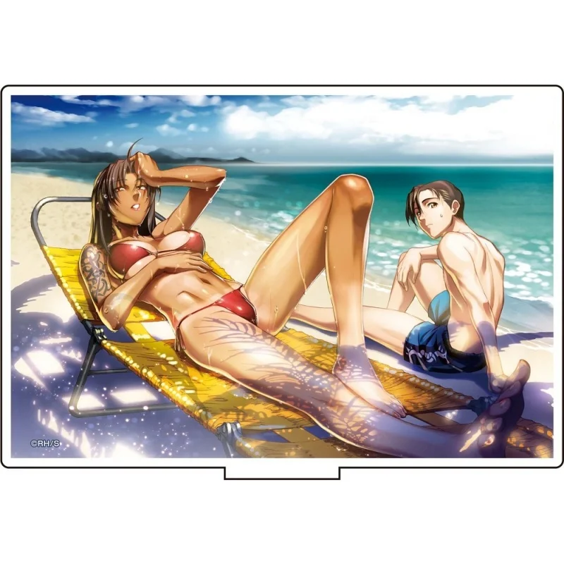 Anime Black Lagoon Acrylic Stand Revy Rebecca Lee Model Figure Cosplay Plate Holder Topper Birthday Keychain Gift