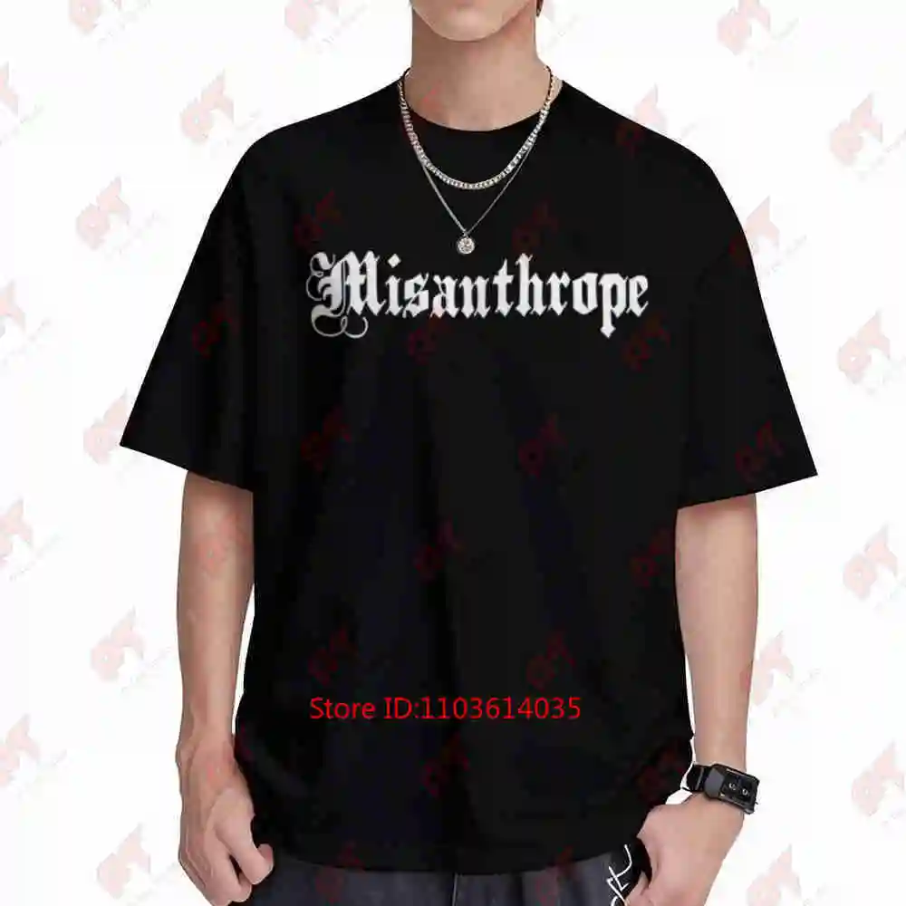 Misanthrope Short Sleeve Tee 100% Cotton T-Shirt