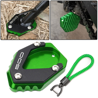 For Kawasaki Ninja 500 Z500 SE 2024 2025 Accessories Motorcycle Side Stand Extension Support Pad Ninja500 Eliminator 500 Keyring