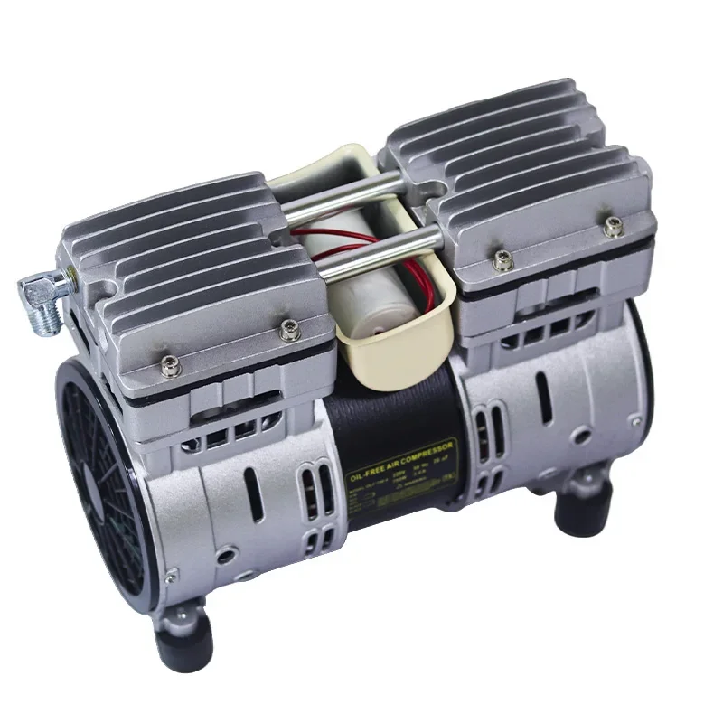 Oil free silent air pump compressor head, small air pump head motor, silent air pump motor