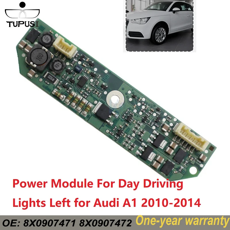 

Headlight LED Angel Eye Control Unit Daytime Running Light Module Ballast for 2011-2014 Audi A1 8X0907472 8X0907472A