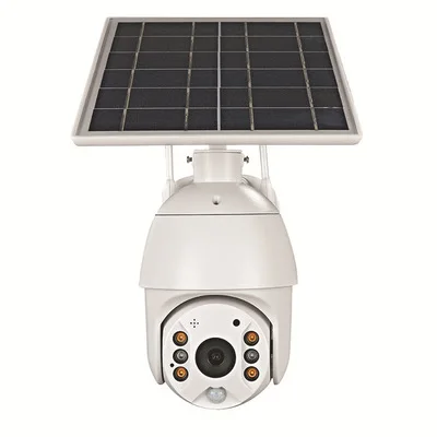 Smart Camera  4G SIM Card 1080P HD Solar Panel Outdoor Monitoring CCTV Camera Wireless WiFi Camera Built-in Battery