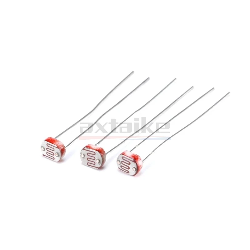 20PCS GL5506 GL5516 GL5528 GL5537 GL5539 GL5549 5mm Photoresistor Light-dependent Resistor LDR Light Detection Switch Sensor