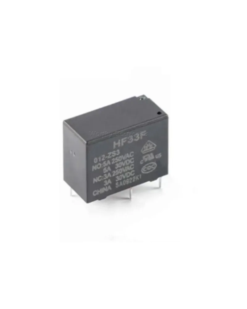 

Free shipping 10pcs/lot JZC-32F 005 012 024-HS3 5V 12V 24V 4PIN Relay 5A