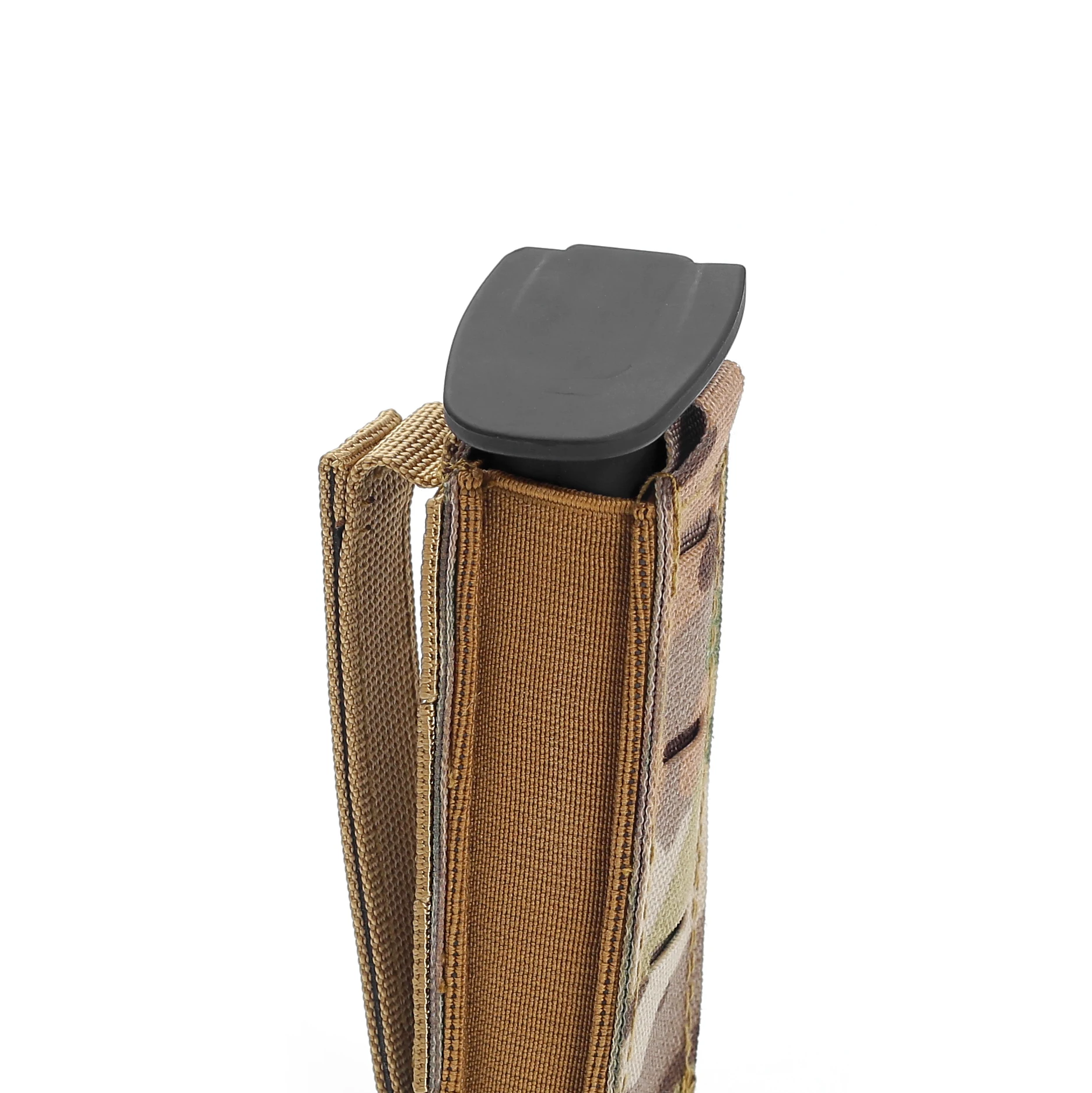 Laser Cut Molle 9mm Magazine Pouch for  17 M9 Single Mag Bag Flashlight Pouch Knife Holster Hunting Gear image 5