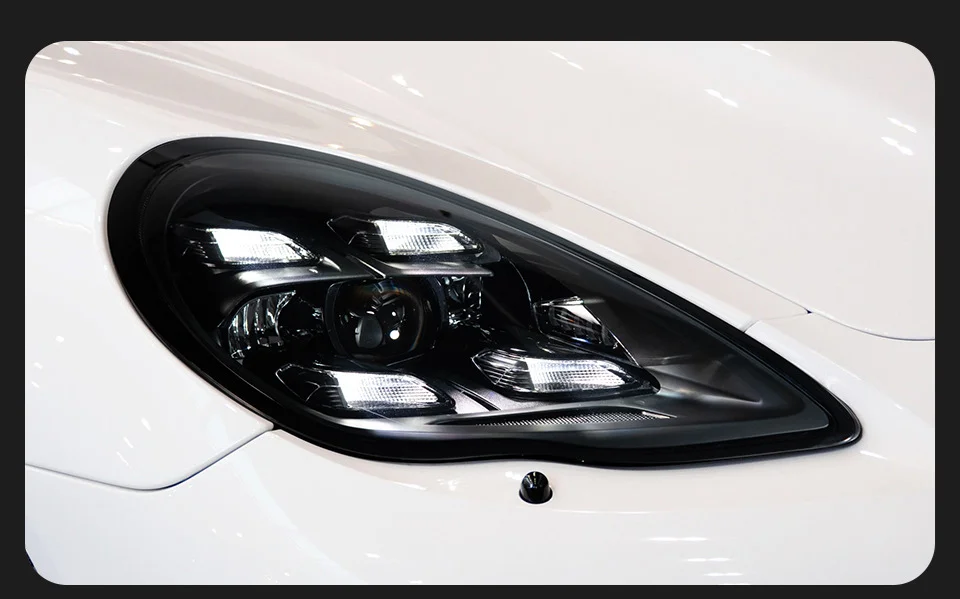 Passend für 10–13 Porsche Panamera-Scheinwerfermodifikation, LED-Fahrlichtlinse – Scheinwerfer 970.1