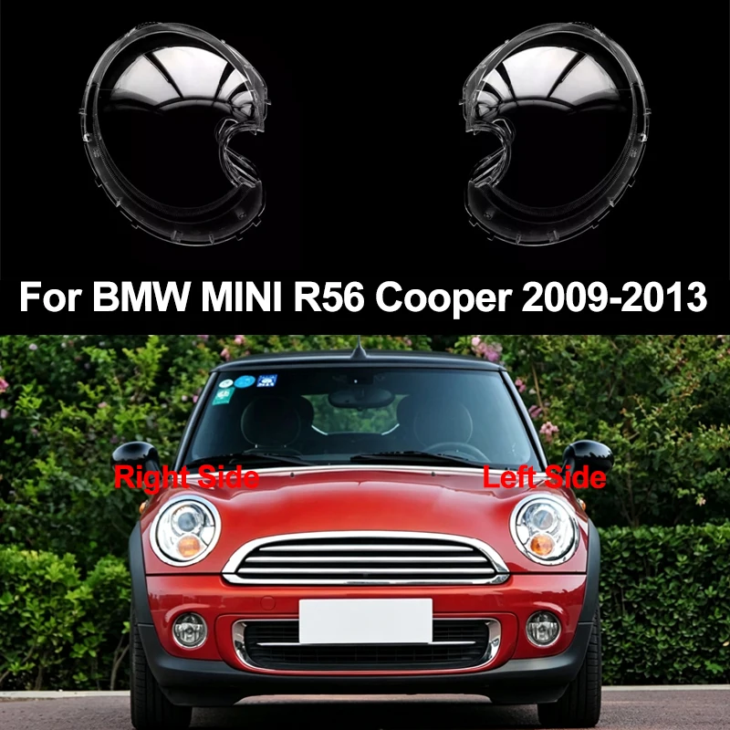 Headlamp Headlight Lens Cover For BMW MINI R56 Cooper Hatchback 2009-2013 Front Headlamp Cover Transparent Shell Clear Lampshade