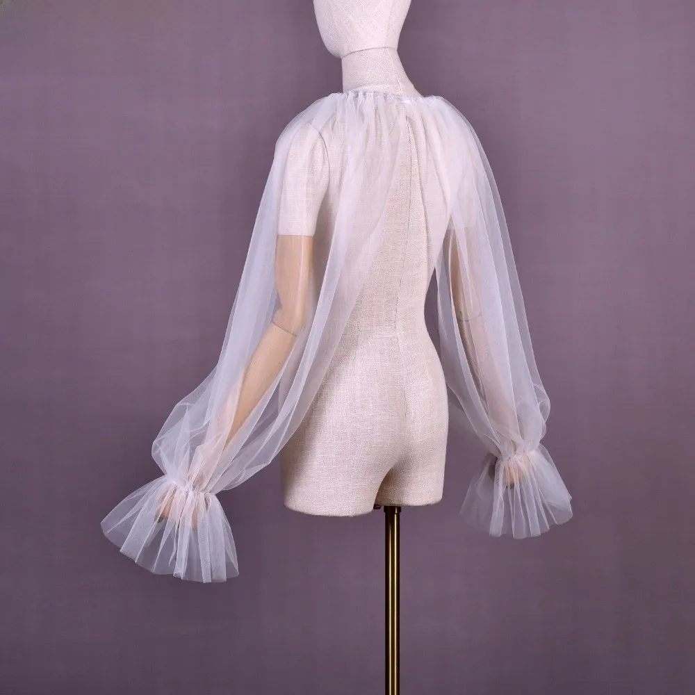 blusa-de-manga-longa-bufante-com-gola-falsa-destacavel-design-leve-com-babados-cor-solida-macia-para-ocasioes-especiais