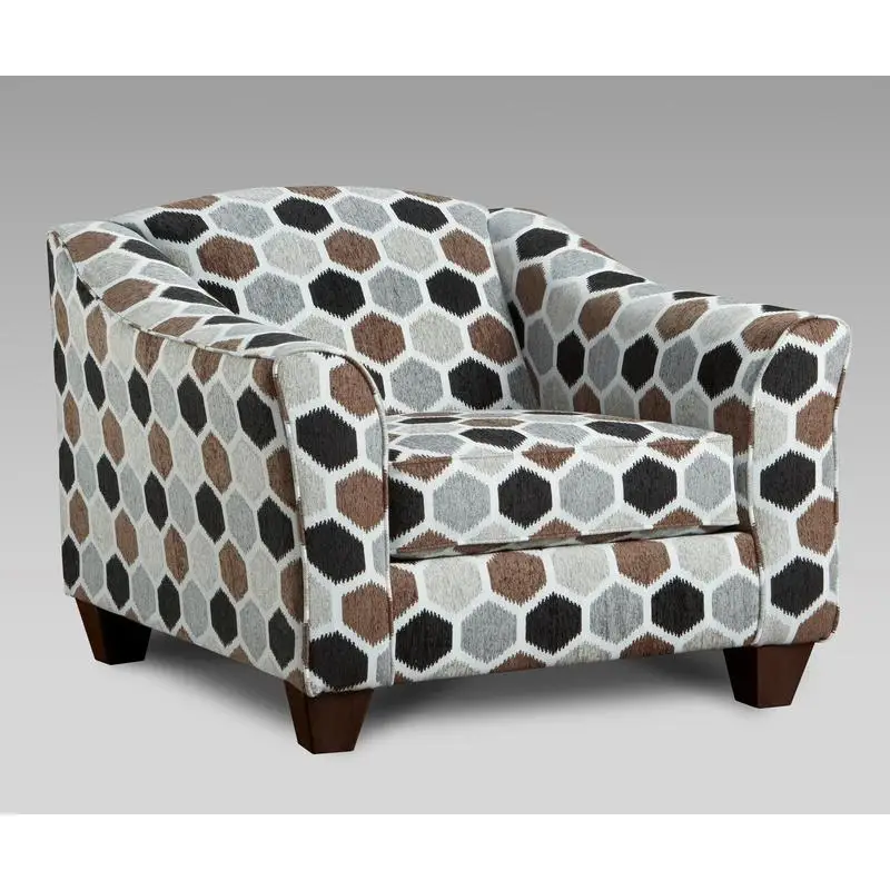 

Pillowback Fabric Armchair - Stylish & Comfortable Accent Chair for Living Room, with Soft Upholstery and Supportive Backrest