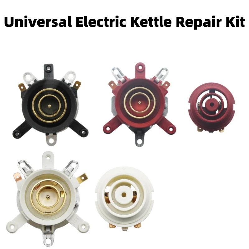 طقم إصلاح غلاية كهربائية عالمية، ترموستات قاعدة بديلة ومفتاح حراري، مجموعة كاملة لمعظم المياه الصفارات
