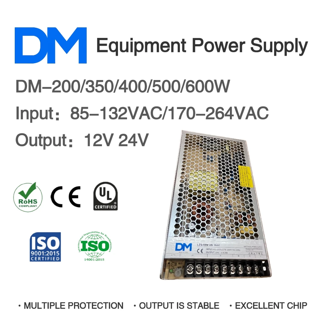 

AC85-265V to DC 12V/24V 200W 350W 400W 500W 600W High Power Switching Power Supply for Equipment、Led Light LED Power Supply