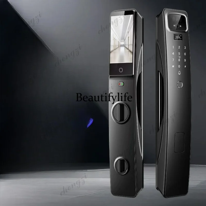 Graffiti palm vein 3D facial recognition smart password fingerprint intercom smart lock monitoring