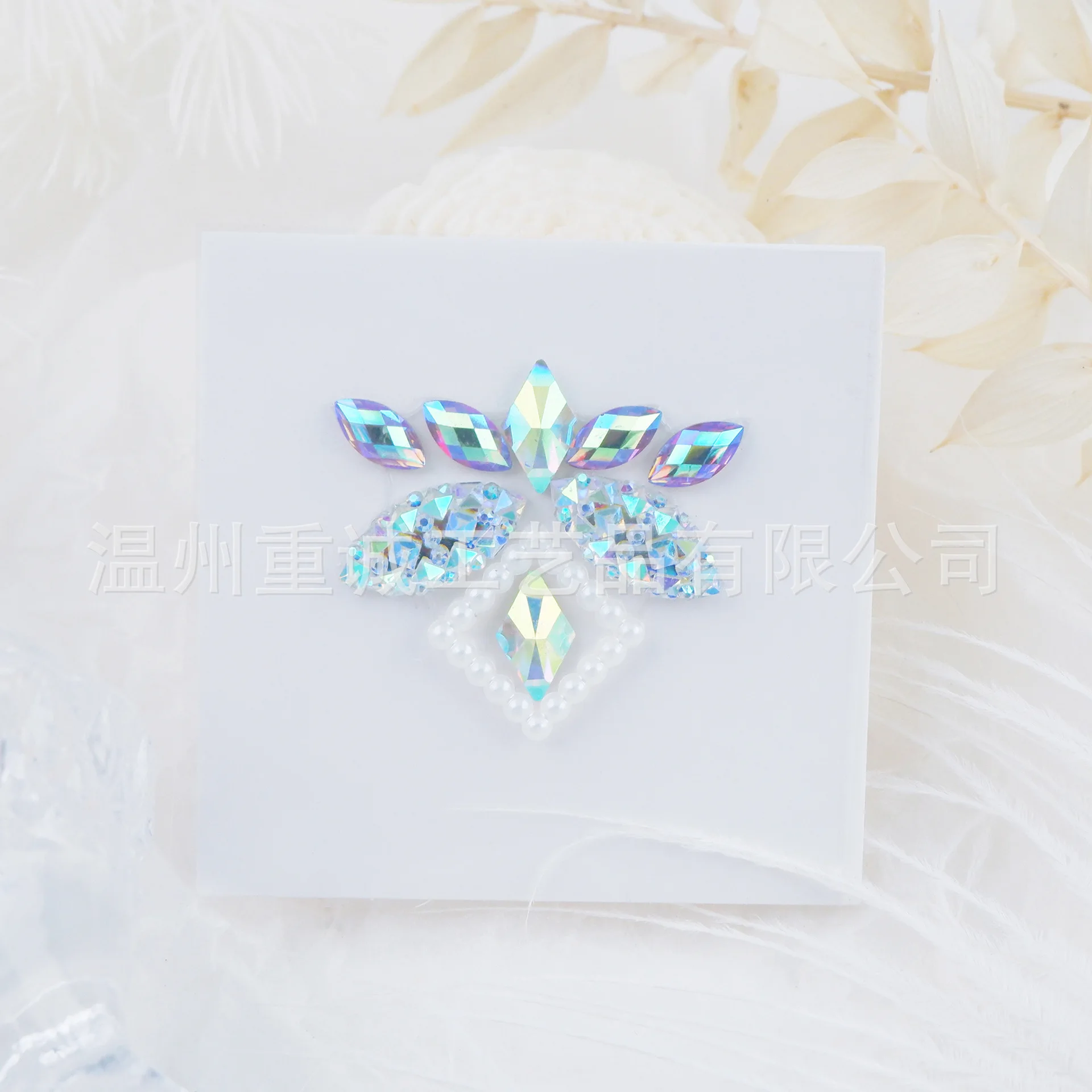 3D Forehead Rhinestone Stickers Self Adhesive Face Gems for Kids Stage Performance Party Festival Makeup Decor view 3