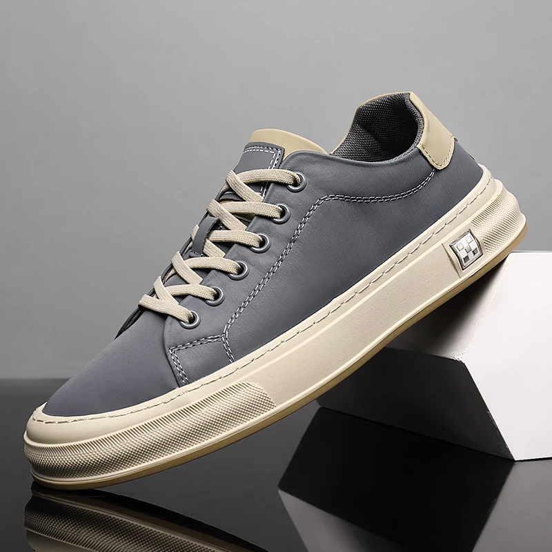 

Мужская повседневная обувь большого размера Bubuk, удобные кроссовки подходят для всех сезонов, мужская обувь на шнуровке, дышащий верх, подходит для повседневного ношения, для путешествий на открытом воздухе, износостойкая, прочная, легко чистящаяся обув