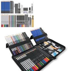 Art 83 Pack Stuff Diverse art Pencils Sketching Art Set for Beginners Professional Artists Teens Adults