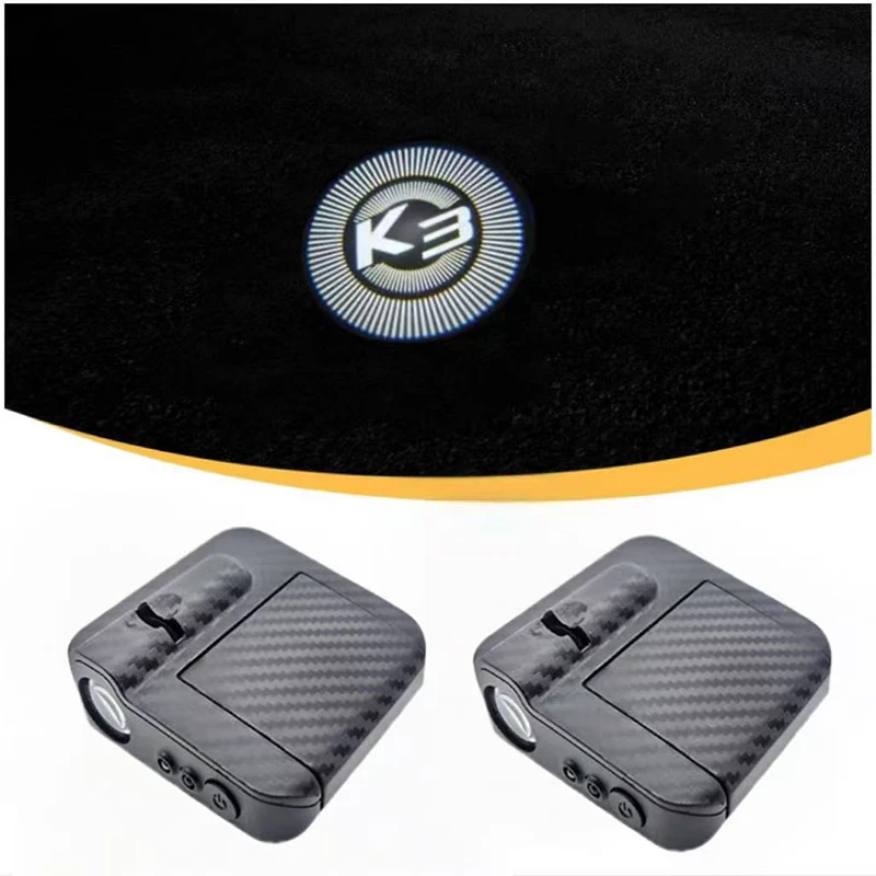 

2PCS LED Emblem Lamp Car Door Welcome Logo Light for KIA K2 K3 K4 K5 KX5 Soul Cerato Rio Fcrte Carens Projector Lamp Car Goods