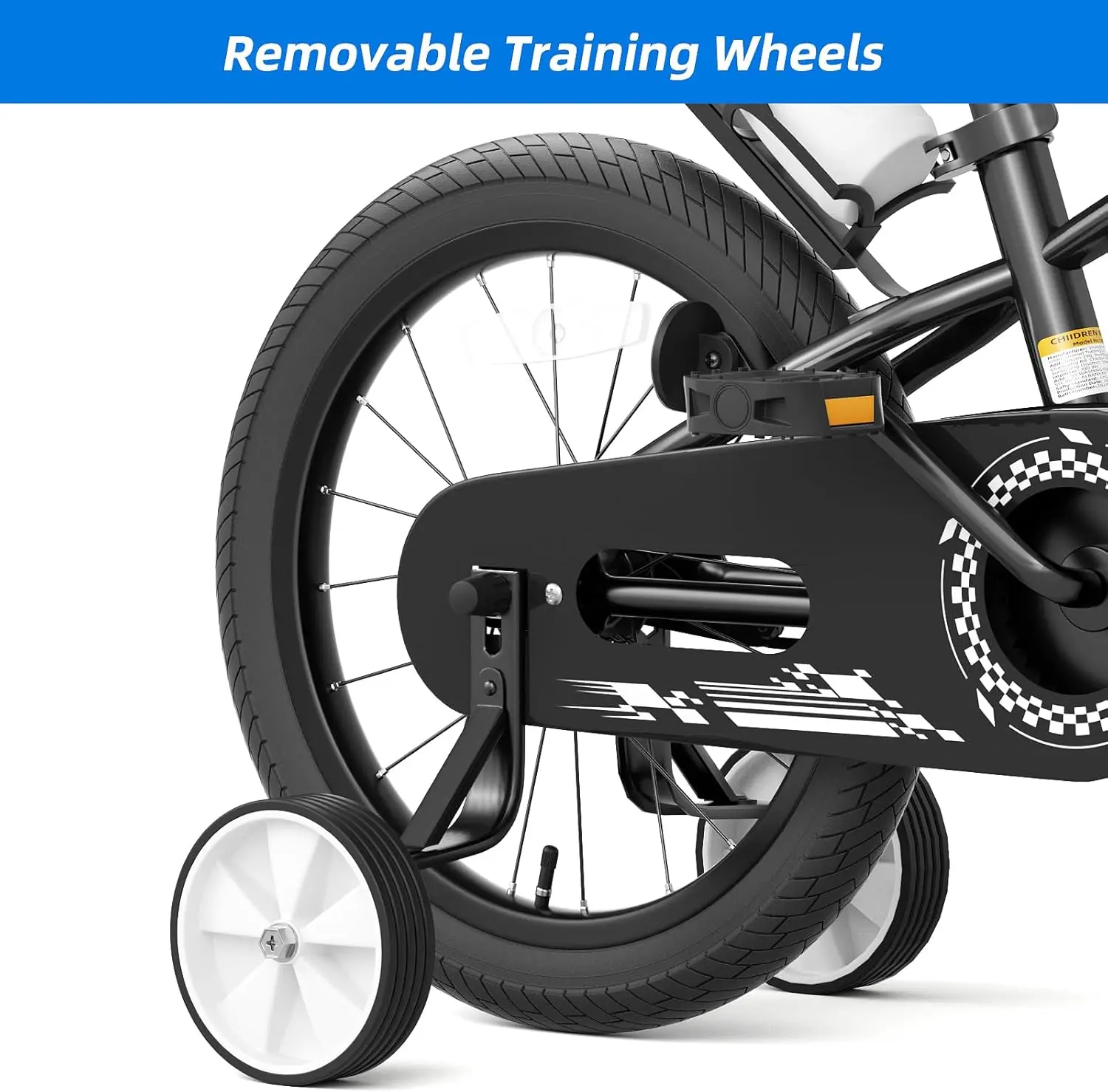 12 14 16 Inch Kids Bike with Training Wheels and Kickstand for Ages 3+ Years Old Bike Bicycle with Water Bottle Holder