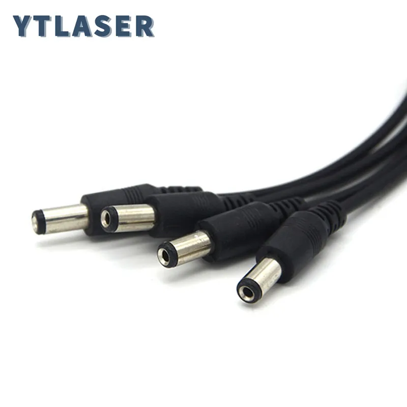 12V DC Power Splitter 1 Female To 3 4 5 8 10 Male Way Cable Connector DC Line 5.5mm X 2.1mm Power Cord for Laser Diode Supply
