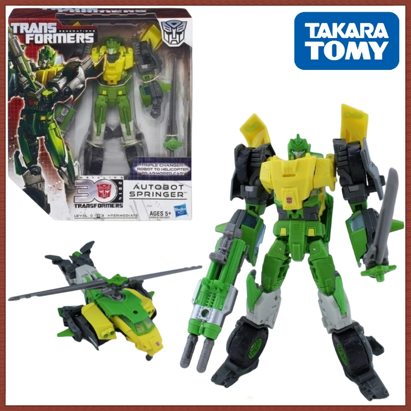 

In Stock Takara Tomy Transformers G Series 30th Anniversary V-Class Spring Movable Figure Robot Model Gifts