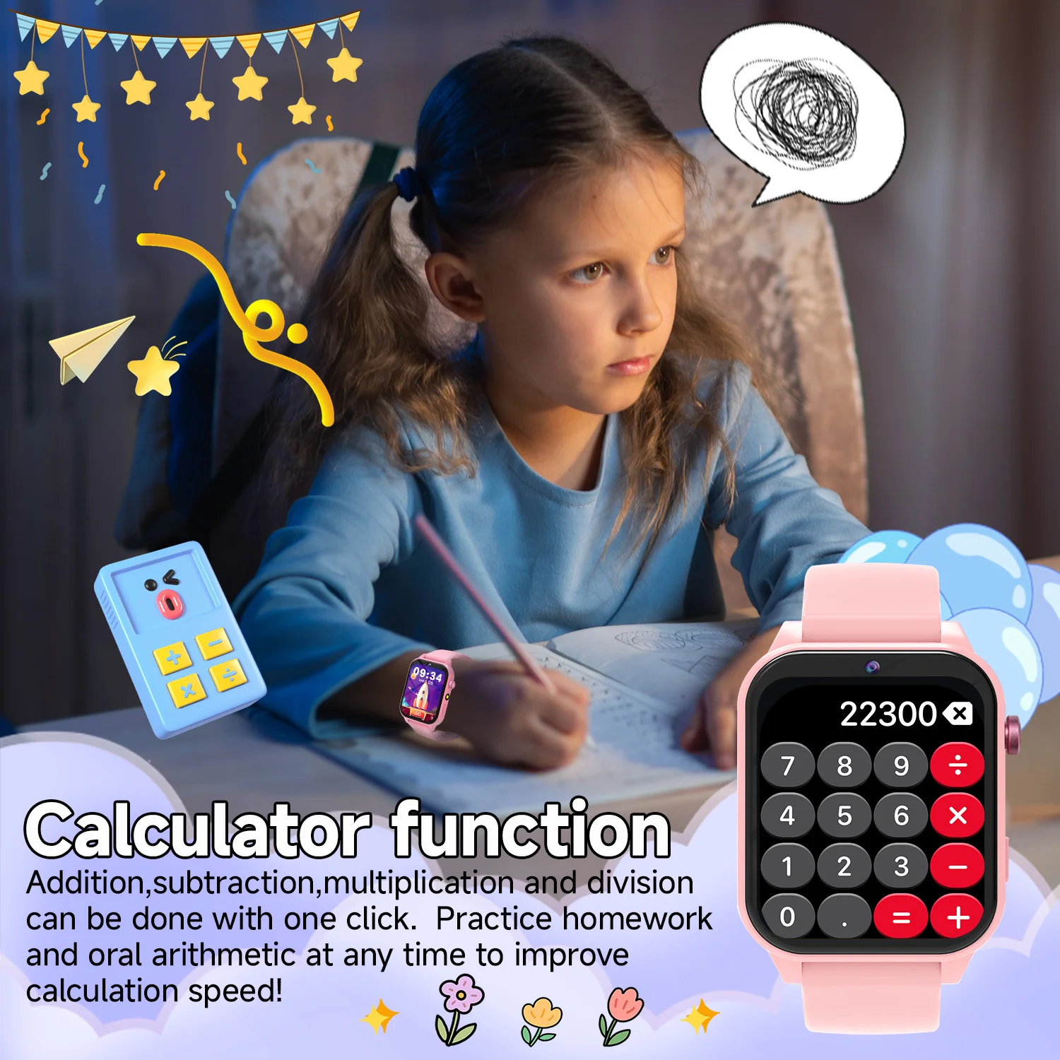 1.83-Inch Full Touch Screen To - Kids Watches Not Smartwatch 评论和价格