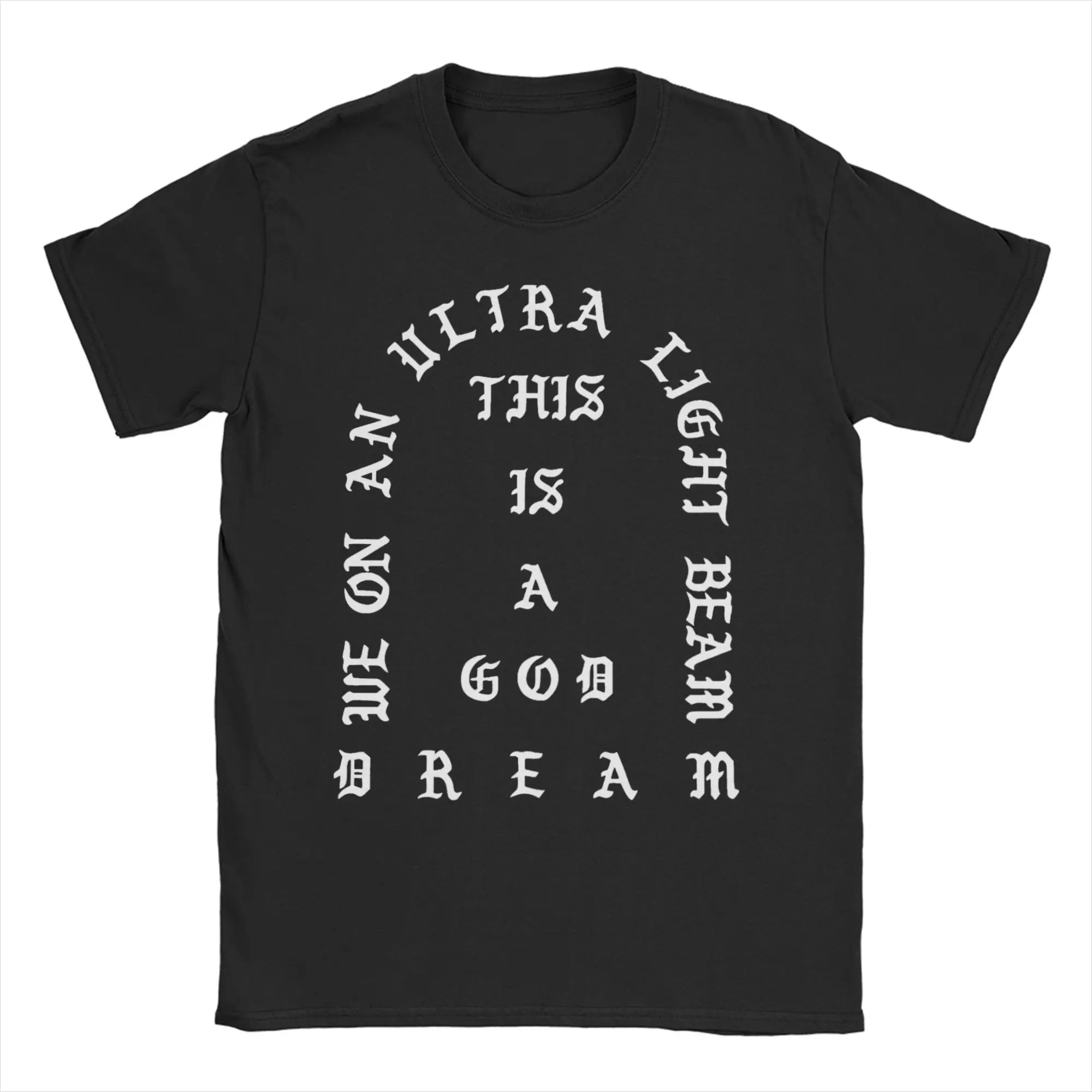 Ultralight Beam T-Shirts for Men Women Kanye West Novelty 100% Cotton Tee Shirt Crewneck Short Sleeve T Shirt Gift Idea Tops