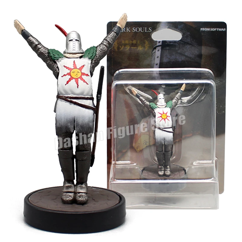 10cm Dark Souls Figures Solaire of Astora Artorias Action Figure PVC Collectible Model Game Role Ornaments Figurine Toys Gifts