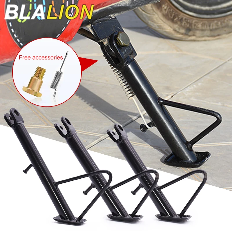 BLALION Motorcycle Kickstand Side Sidestand Holder Motorcycle Parking Rack Support Foot for Motorcross Bike Scooter E-Bikes ATV 