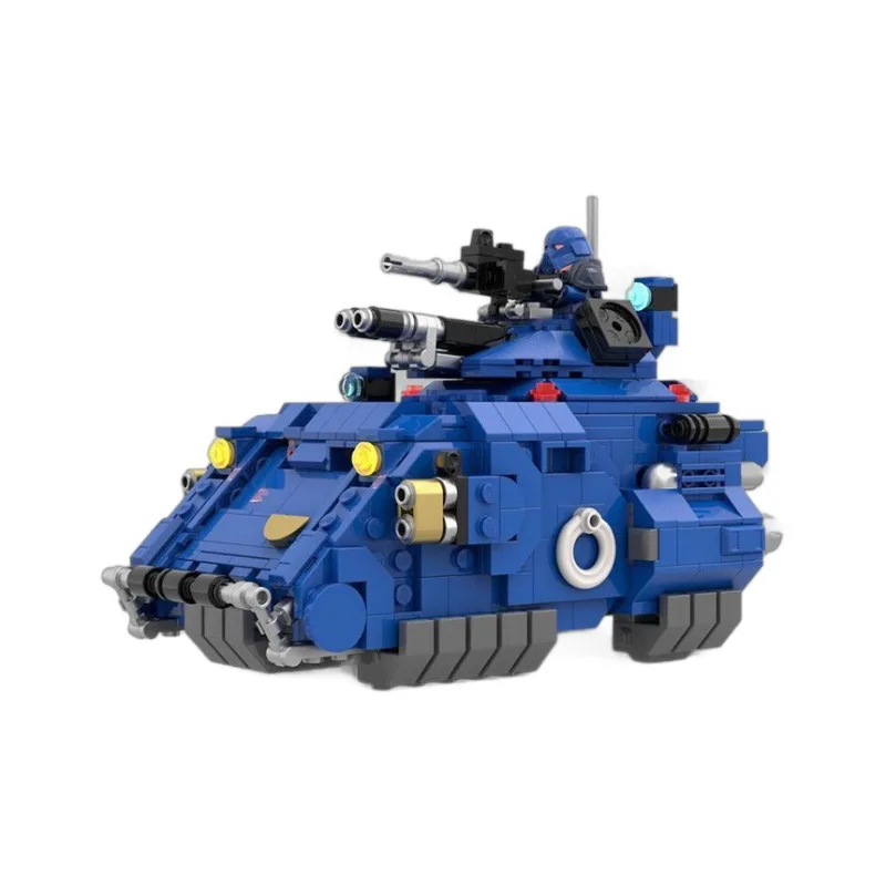 MOC HUMmer-Véhicule de lancement de missiles précieux et exorciste pour enfants, modèle de briques de construction de nuits, motif gladiateur, prédateur, cadeaux jouets, 40K