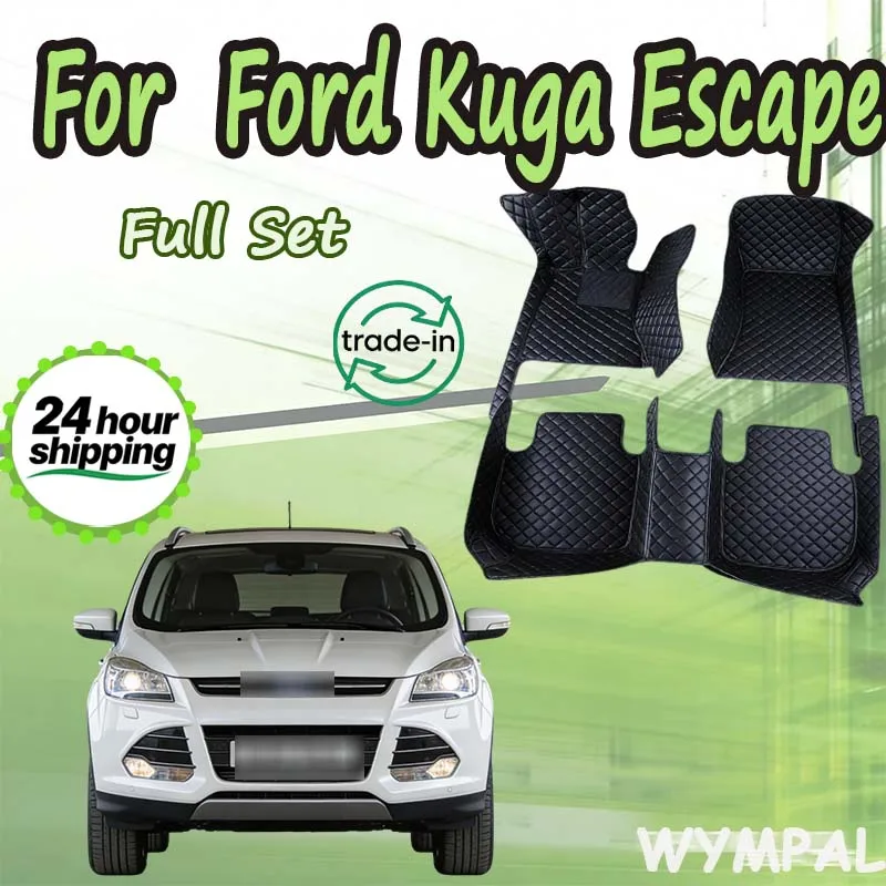 Tappetini auto per Ford Kuga Escape Facelift 2019 2018 2017 2016 2015 2014 tappeti tappeti tappetini accessori per parti interne