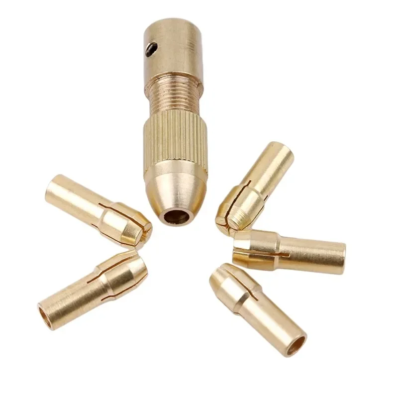 Imagem -05 - Mini Mandris de Broca Adaptador 0.5 Mm3.2 mm Dremel Mini Mandris de Broca Adaptador Micro Pinça de Bronze para Ferramenta Rotativa Elétrica Peças