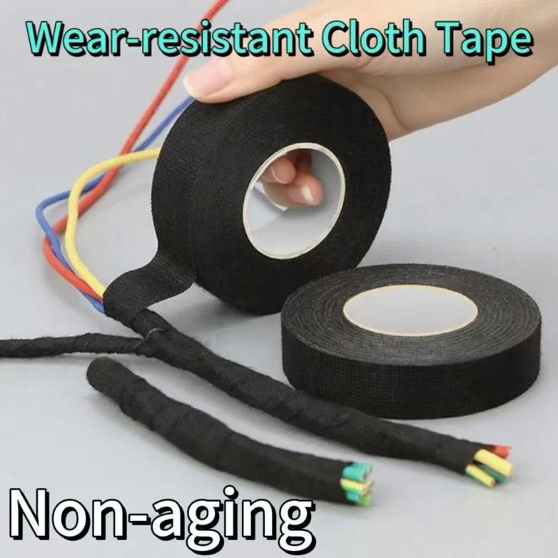 

3 шт. электроизоляционная лента, термостойкая клейкая тканевая лента для автомобиля, жгут проводов, защита ткацкого станка