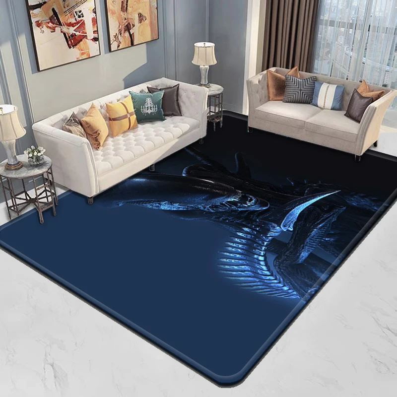 Alien Game Monster Movie Antislip Deurmat, Keukenkleed, Slaapkamer Vloerdecoratie, Woonkamer Tapijt, Badkamer Tapijt