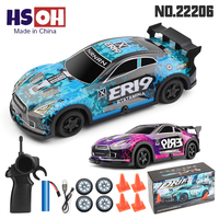 WLtoys 22206 1:22 Rc Drift Vehicle Car 4WD Off-Road Racing With LED Lights 2.4G Remote Control Race Car Toys For Children Gifts