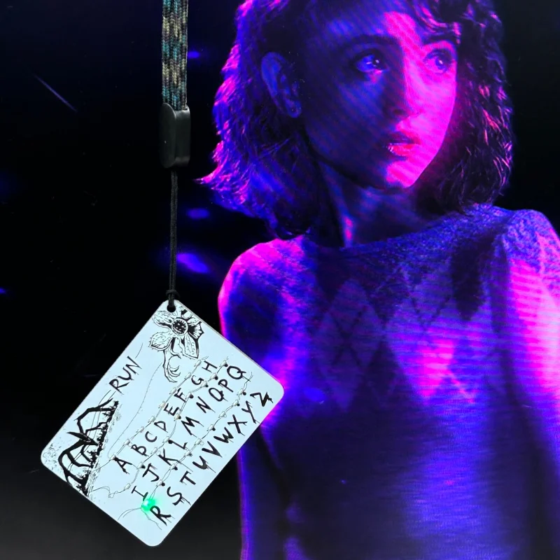 جديد اليدوية باطني متوهجة حقيبة الموسيقى سحر سلسلة مفاتيح LED الظلام الخيال مغناطيس الثلاجة مجردة حلية مضيئة حلية الهدايا #5