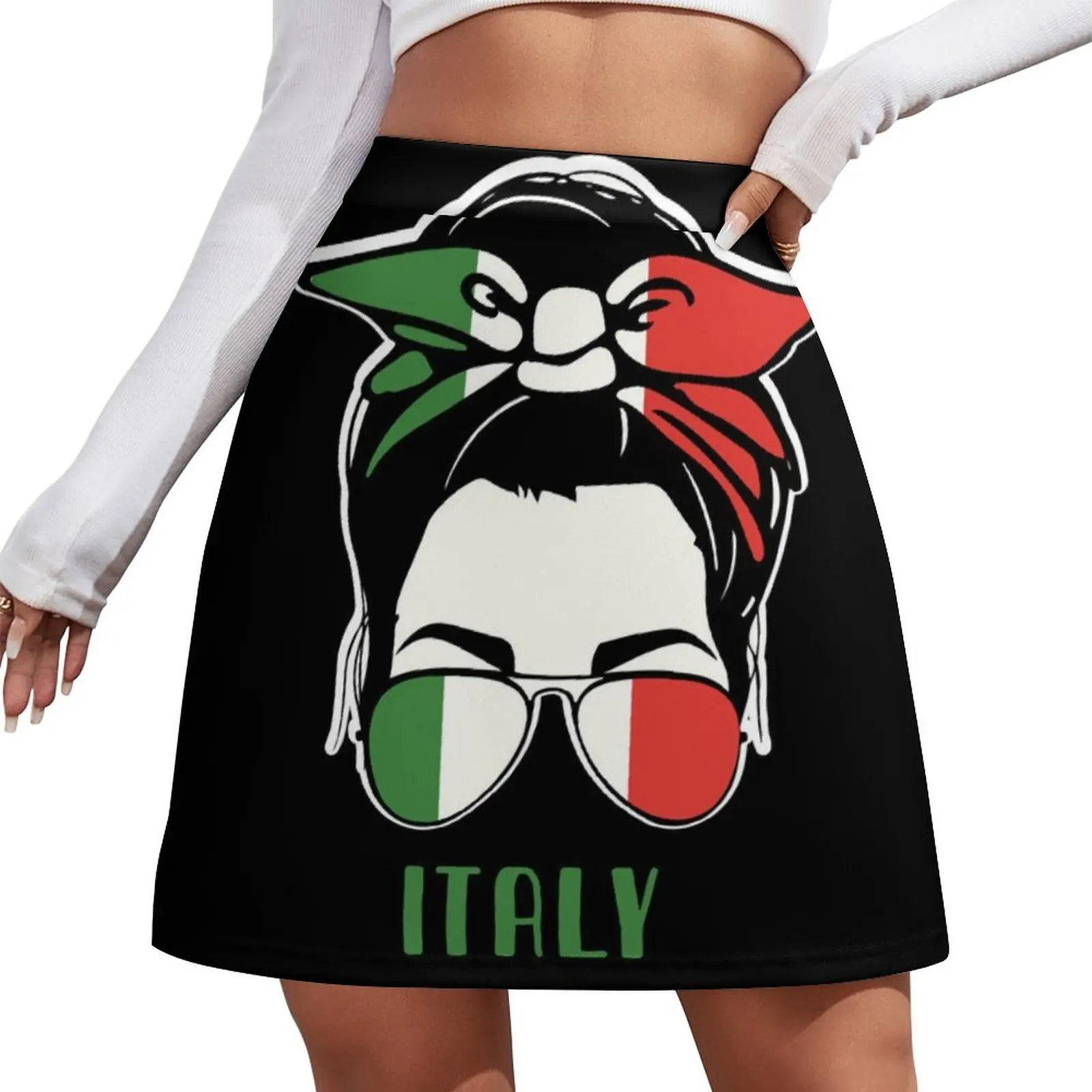 

Italia Italian Flag Italy Gift Italian Mini Skirt clothes for woman short skirts for women Mini Skirt