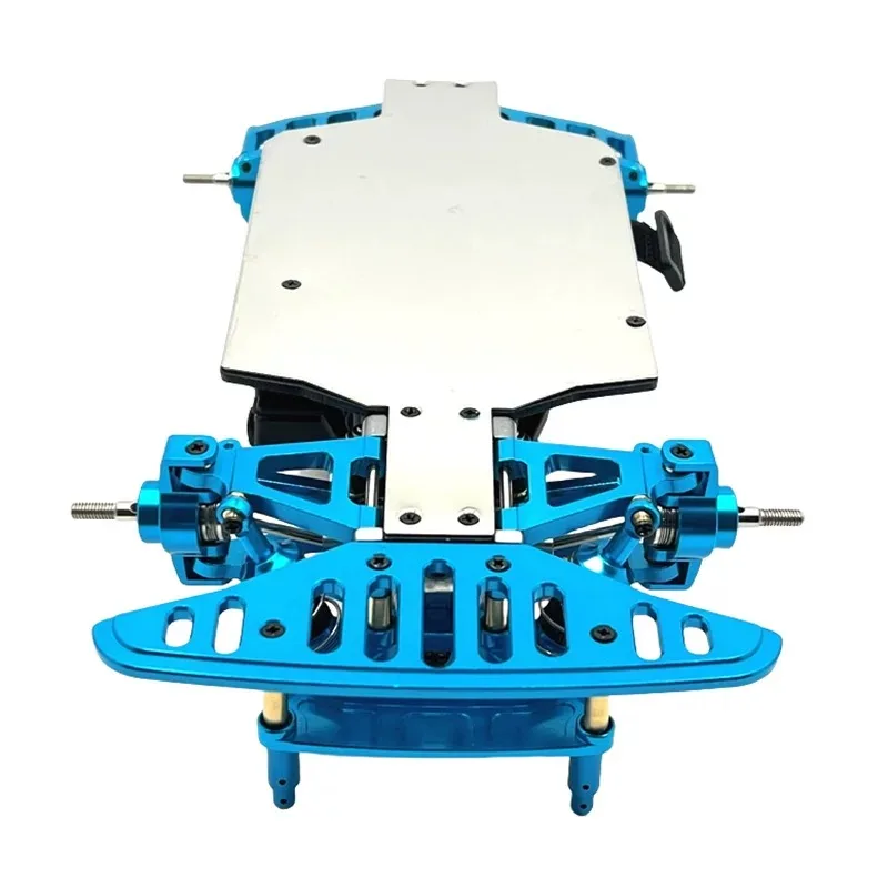 แผ่นฐานโลหะอัพเกรด 304 สแตนเลสสตีล ผิวกระจก สำหรับรถบังคับวิทยุ MJX 1/14 14301 14302 14303 14304 อะไหล่รถบังคับ