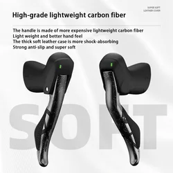 Wheeltop Electronic Shifting System EDS Kit Electronic Shifter Spare Parts Carbon Fiber Shifter Road Bike Accessories