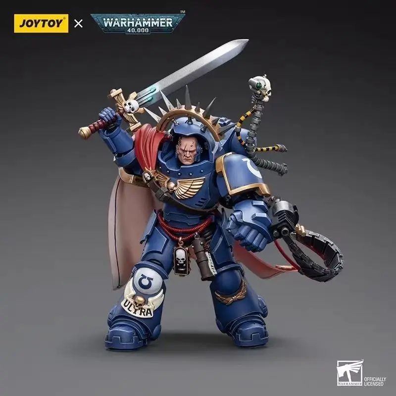 【IN STOCK】JOYTOY Dark Source Warhammer Ultramarines Captain in Gravis Armour Articulated doll model Collector's Edition Toy gift