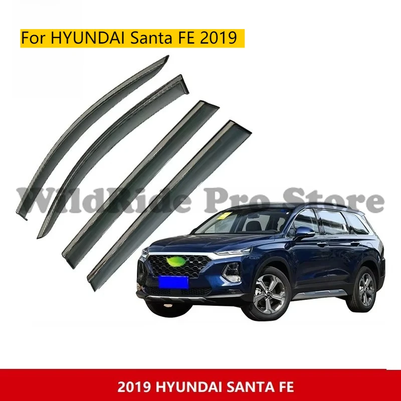 

Car Accessories for HYUNDAI Santa FE 2019 Vent Door Window Visor Wind Deflector Sun Visor Rain Guard