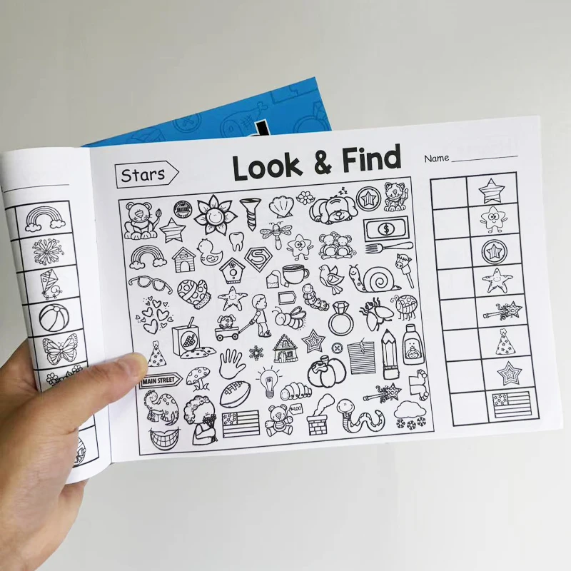 كتاب تلوين نشاط كتاب الرسم تبحث والعثور على كتاب اللعبة 32 صفحة تركيز المهارات الحركية الدقيقة كتاب ممارسة التدريب