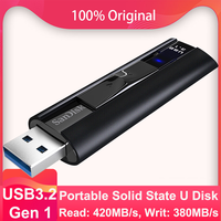 Solid State Flash Drive 1TB USB 3.2 Gen 1 512GB Portable SSD Pen Drive CZ880 128GB Extreme PRO 256GB U Disk Read Up to 420MB/s